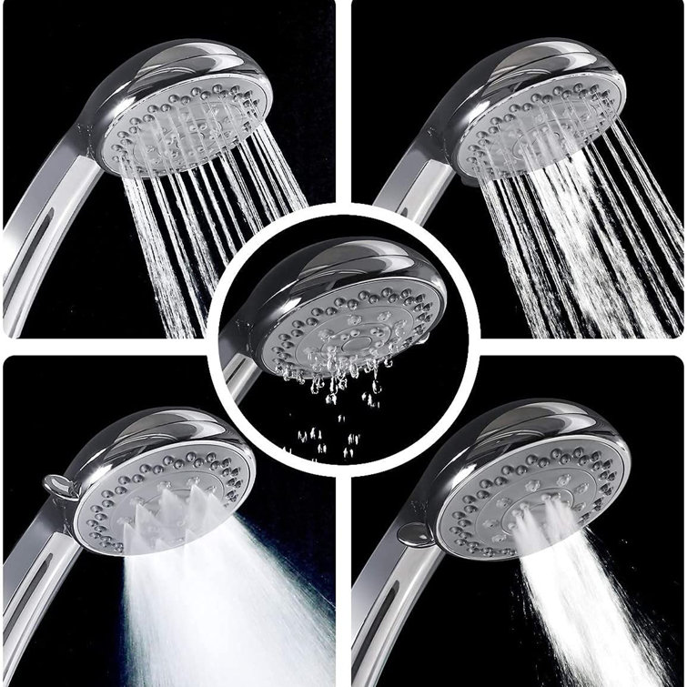 LUXESIT Massage/Jet Handheld Shower Head 1.5 GPM GPM Wayfair Canada